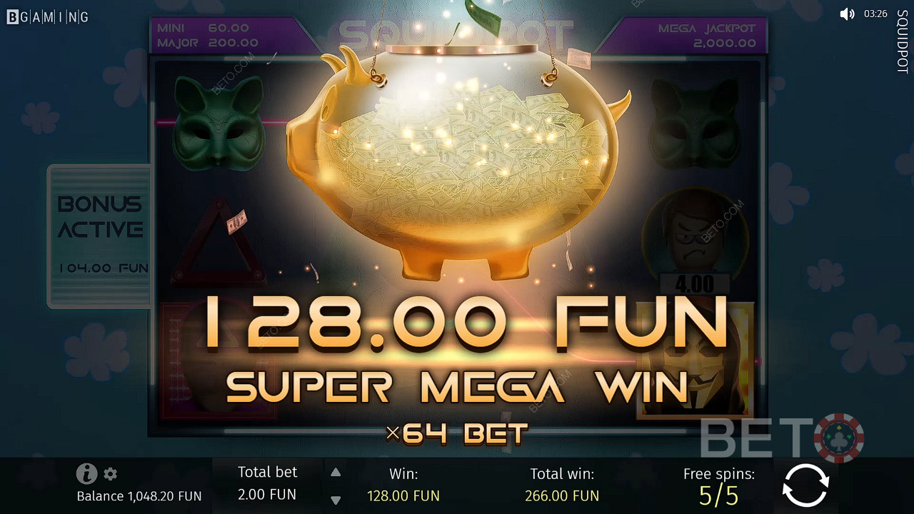 Unlock the Coin Respins round with six or more coin icons and win Jackpot prizes