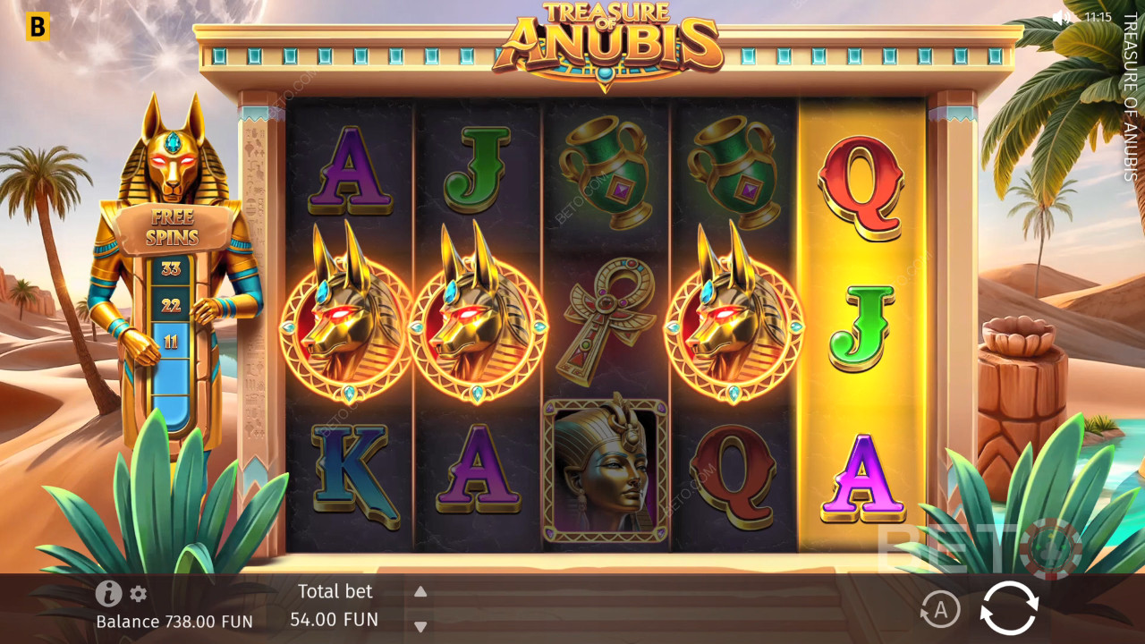 Treasure of Anubis Free Play