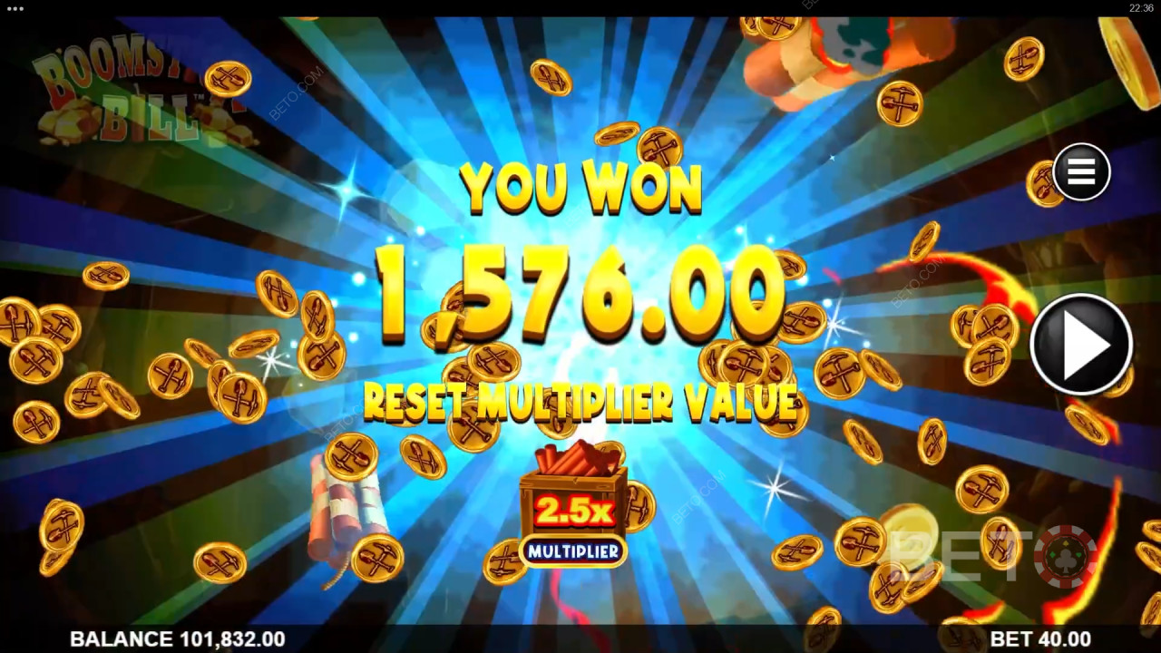 Win 5,000x Your bet in the Boomstick Bill Slot!