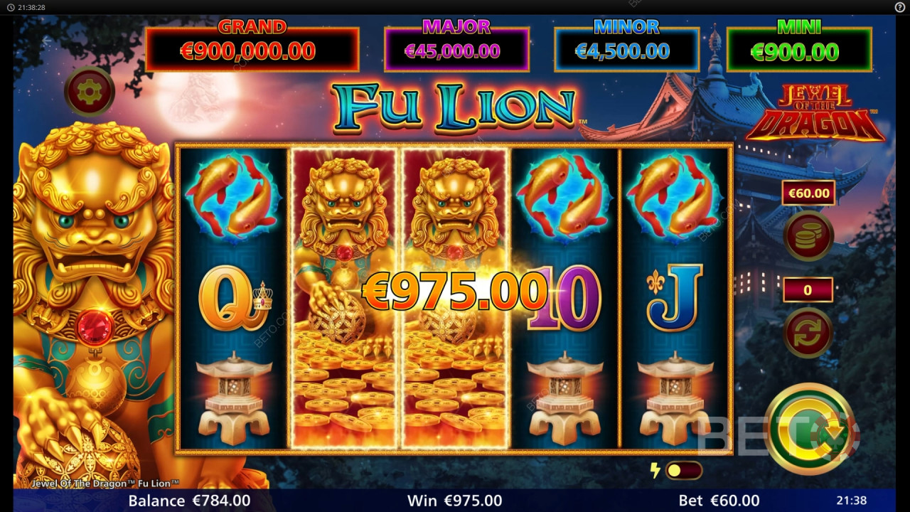 Jewel of the Dragon Fu Lion Free Play
