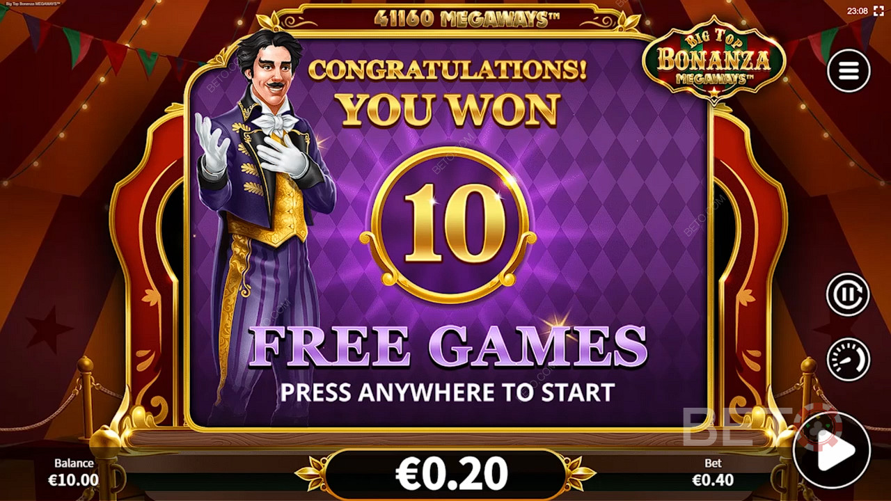 Unlocking the Free Spins Round grants up to 16 Free Spins and the best in-game bonuses