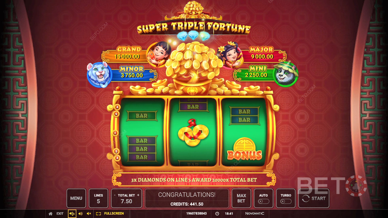 Super Triple Fortune Free Play