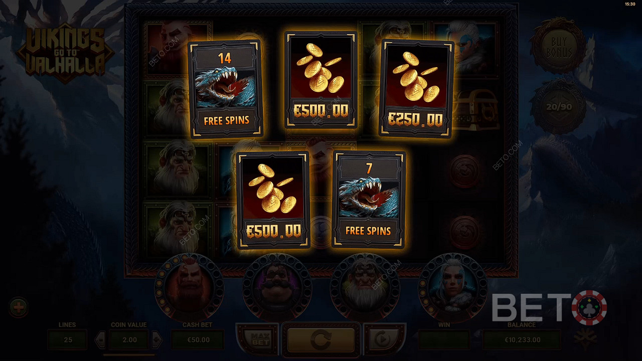 Get amazing bonuses through the Treasure Chests