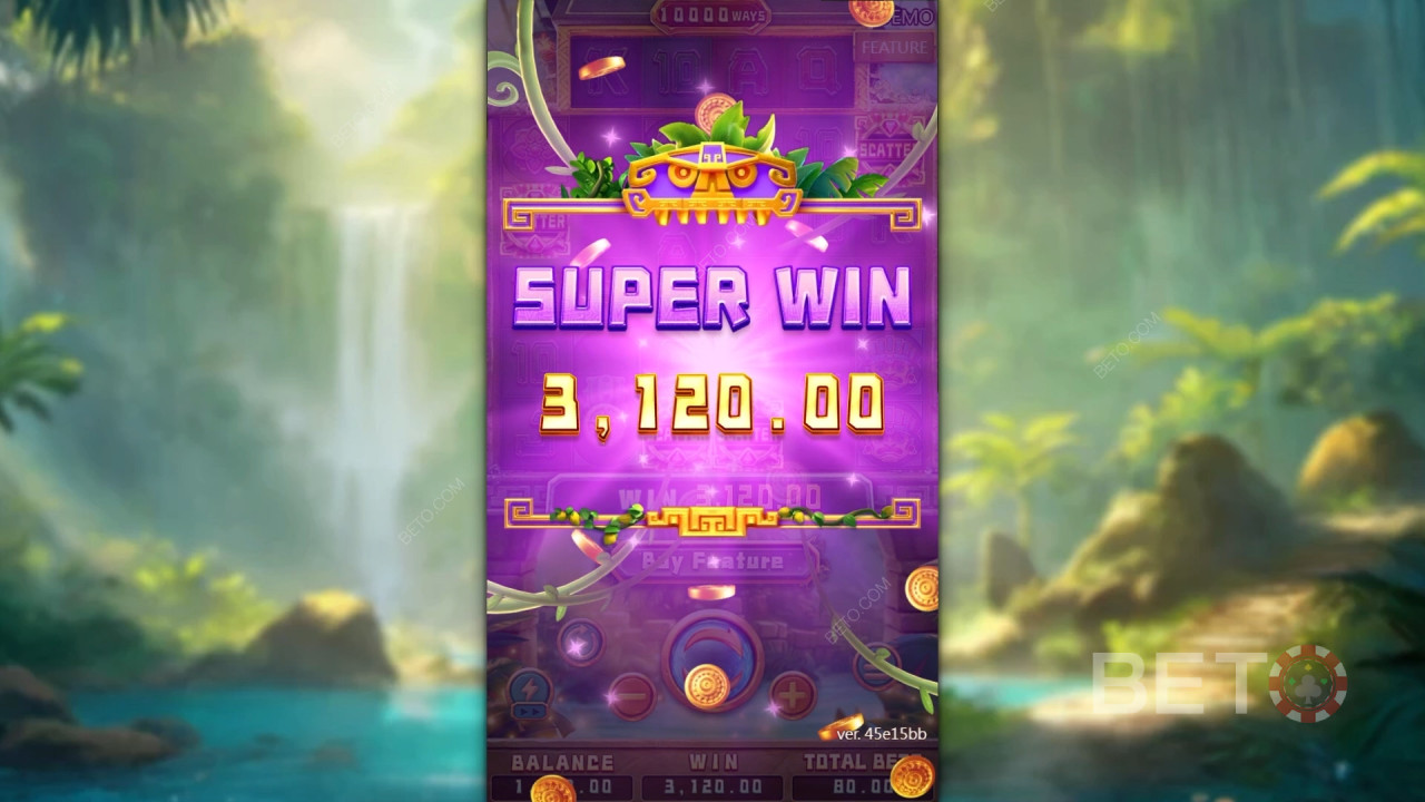 Win 5,000x Your bet in the Queen of Inca Slot Online!