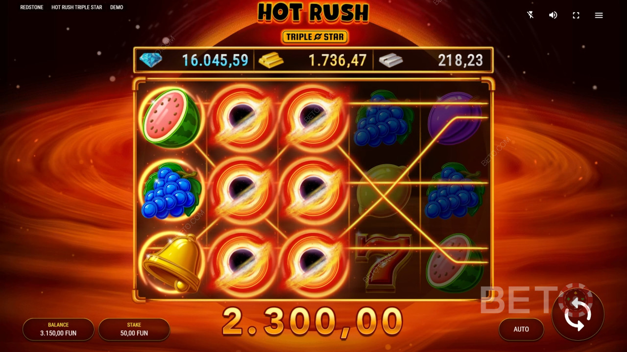 Hot Rush Triple Star Free Play