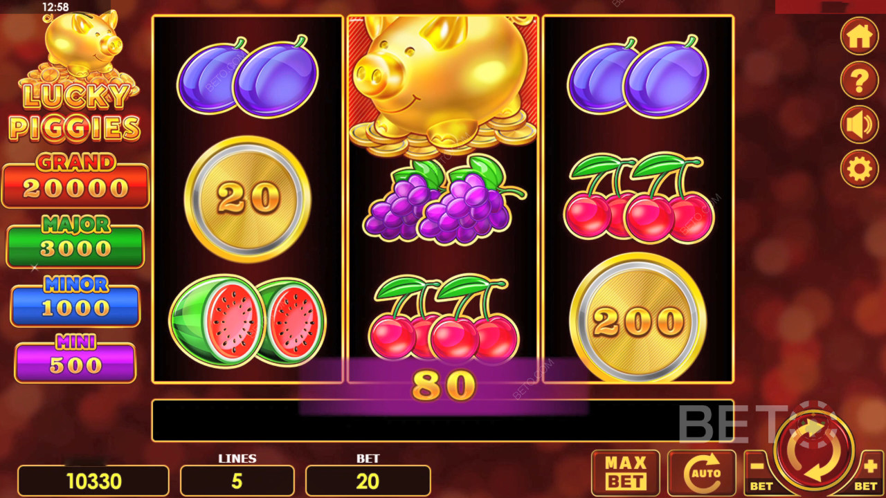 Lucky Piggies Free Play
