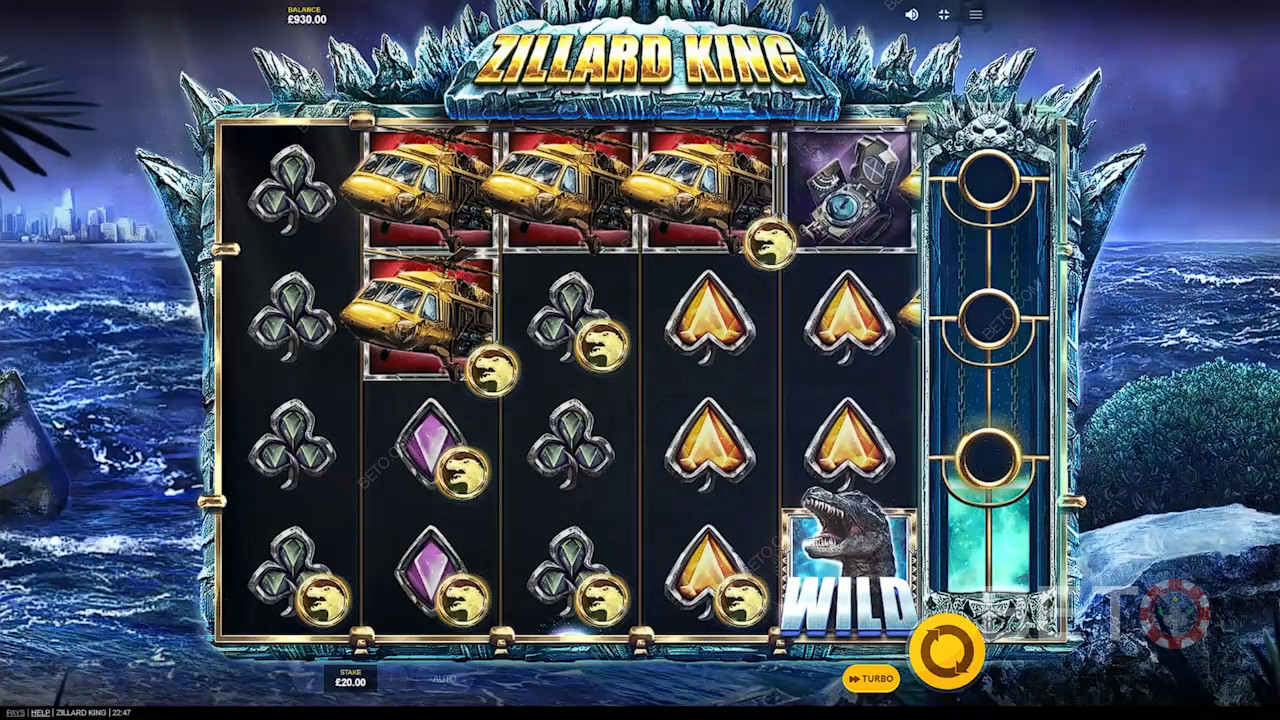 Each Gold Coin that you collect will bring you closer to winning big in Zillard King Game