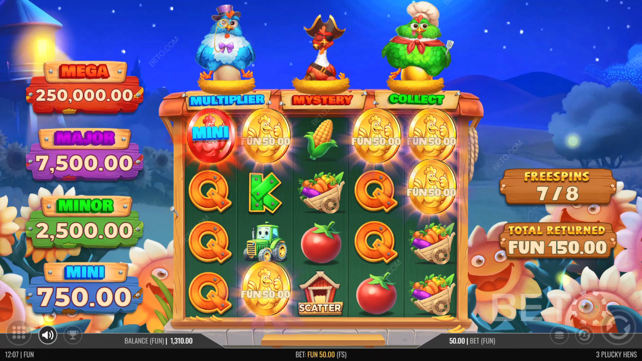 3 Plucky Hens Free Play