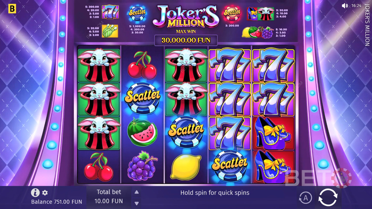 Joker's Million Free Play