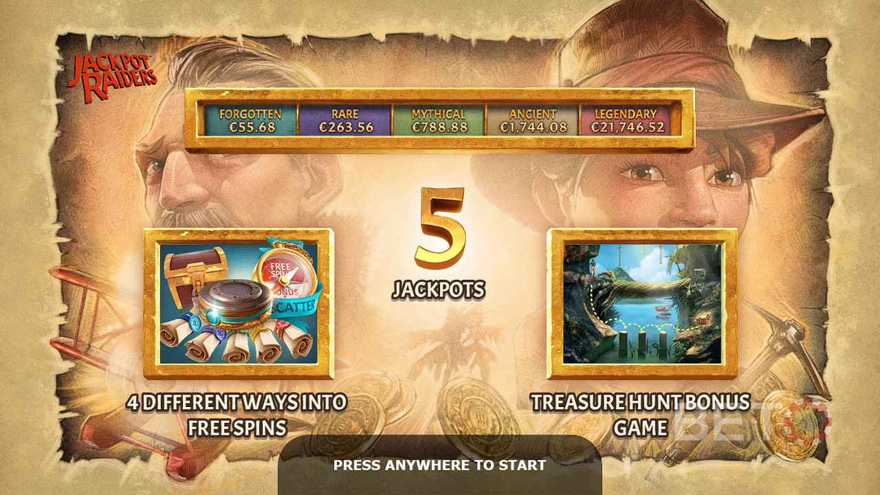 Join the Indiana Jones-inspired tale of Jackpot Raider slot today and unearth lost riches