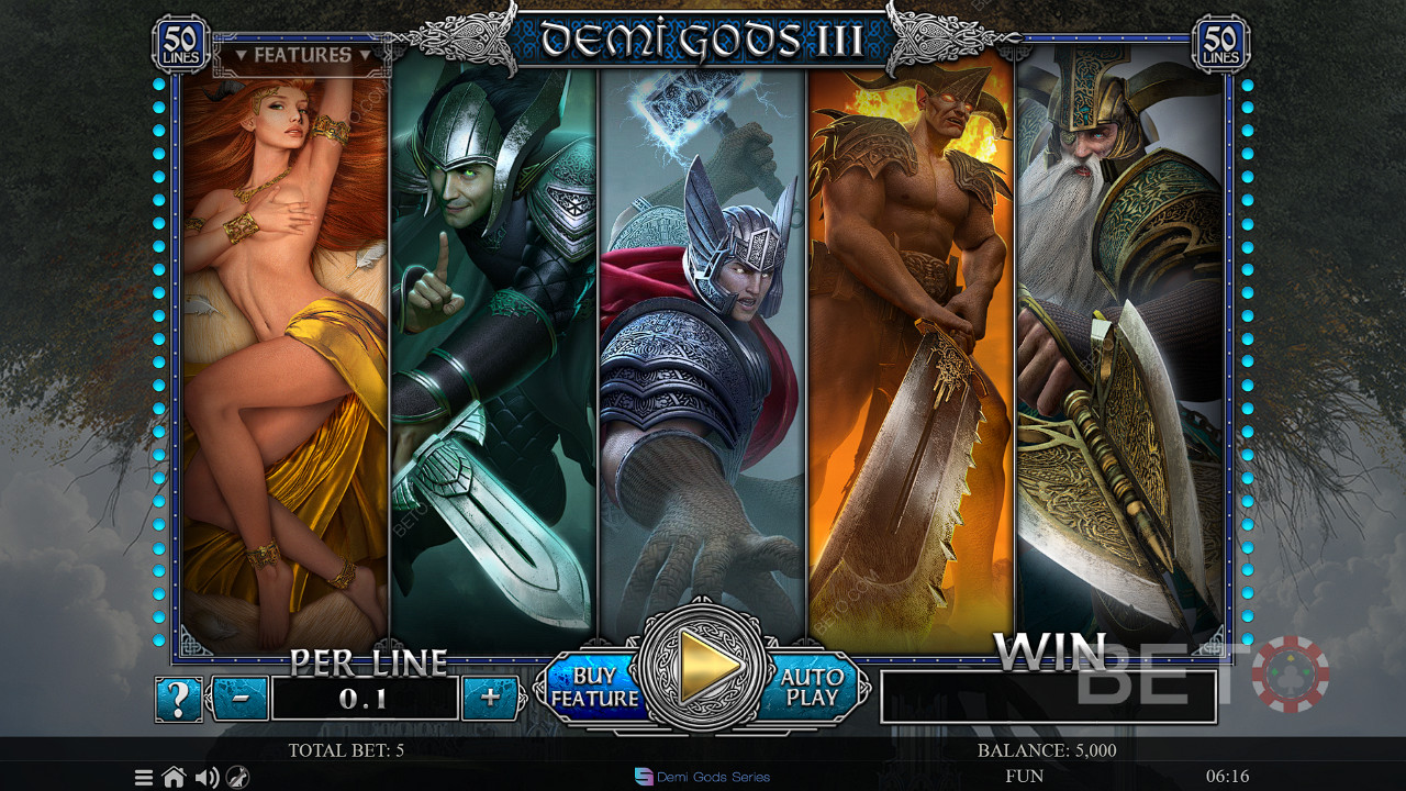 The Demi Gods III slot draws direct inspiration from Viking mythology for an epic adventure