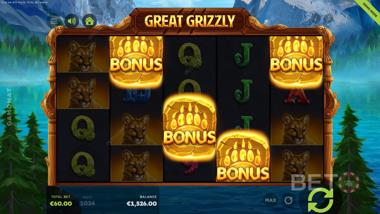 Great Grizzly (Gamomat) Free Play