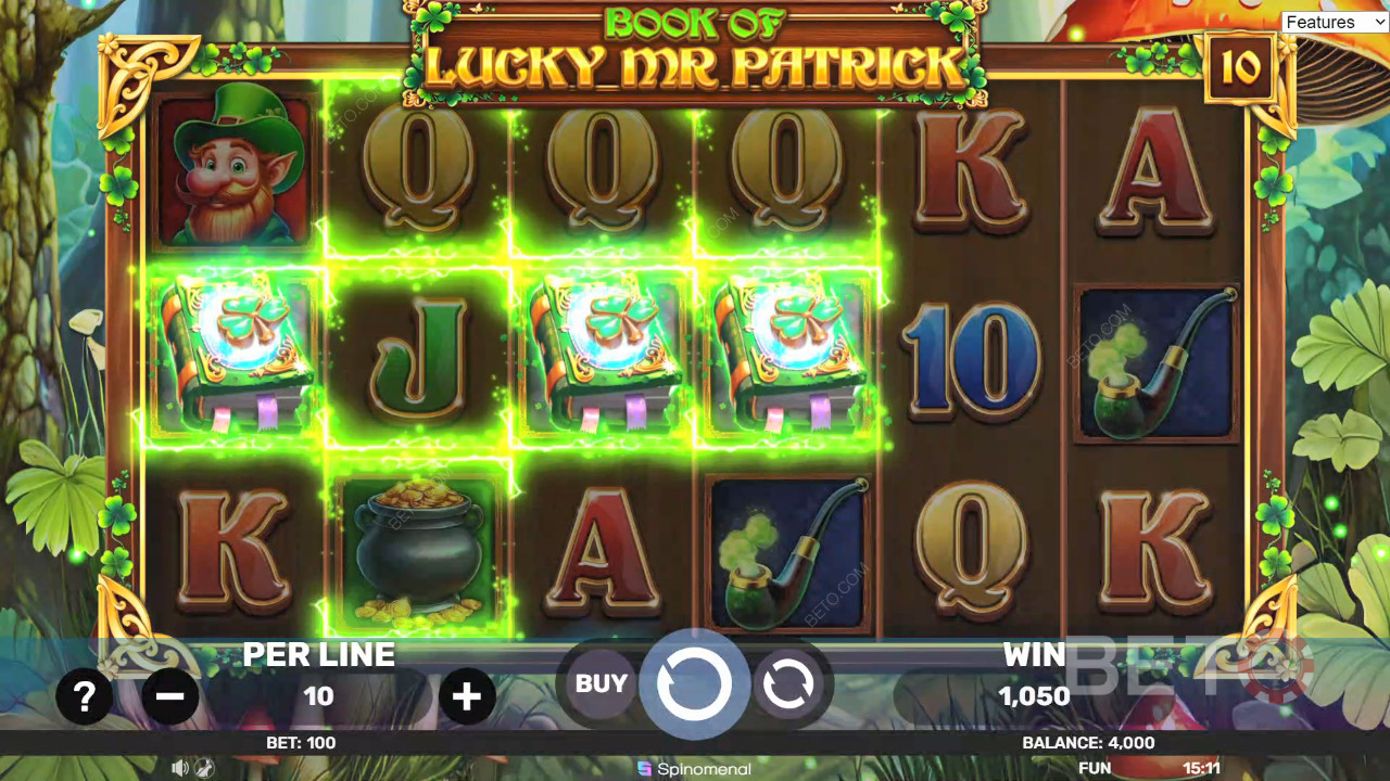 Book of Lucky Mr Patrick Free Play