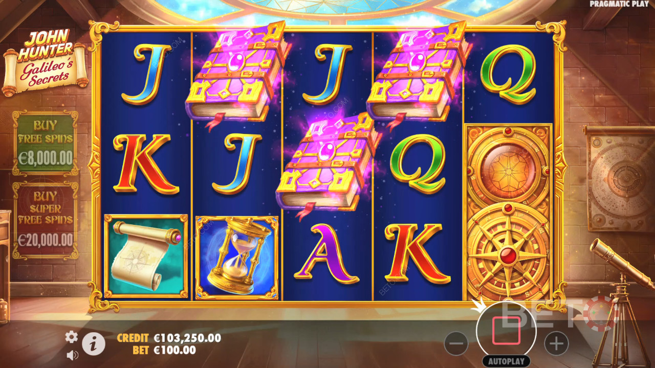 John Hunter and Galileo’s Secrets Review by BETO Slots