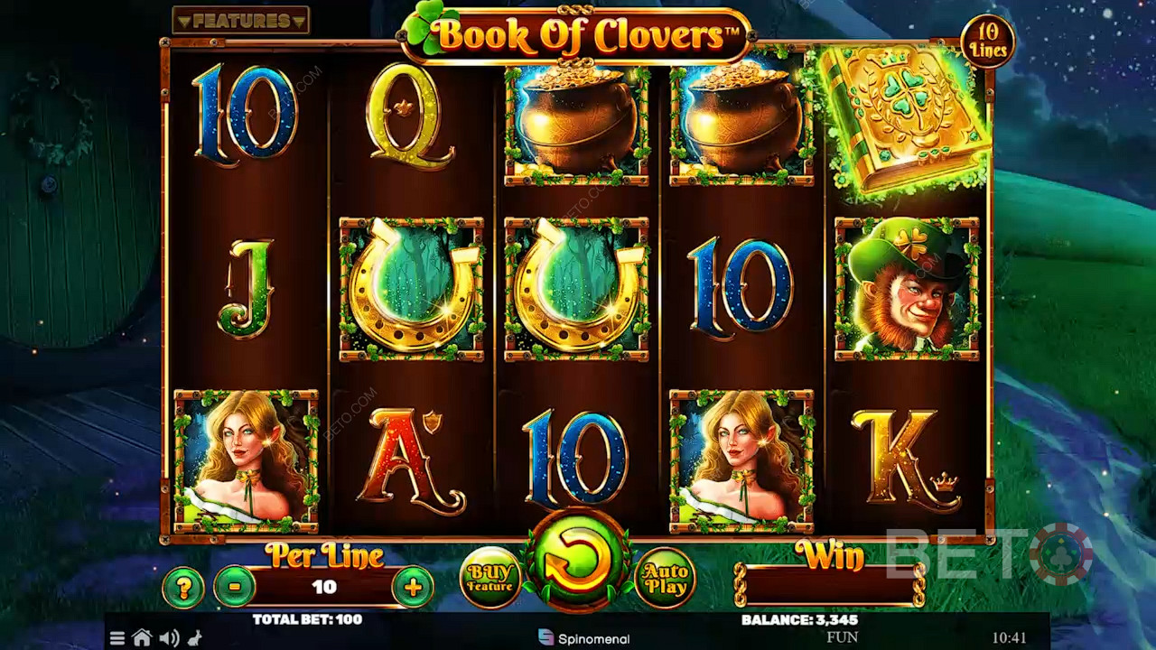 This slot machine features a Return to Player (RTP) rate of 95.90% and high volatility