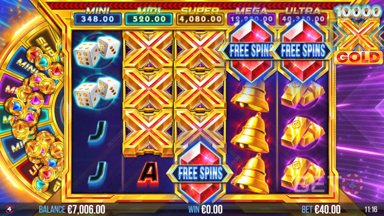 10,000x Gold Free Play