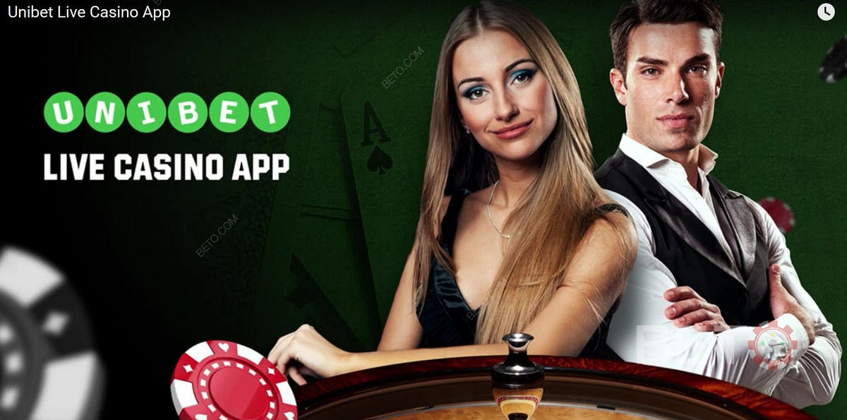 Play live casino with Unibet