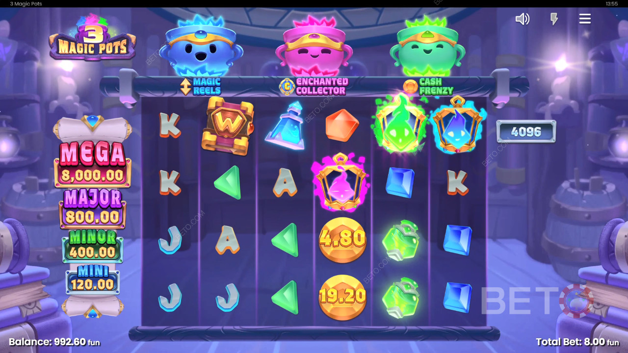 3 Magic Pots Free Play