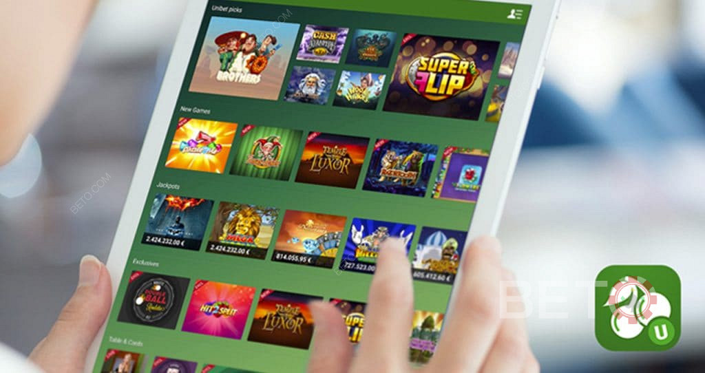 Play Unibet on the go on your smartphone or tablet