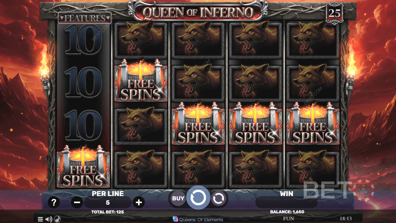Queen of Inferno Review by BETO Slots