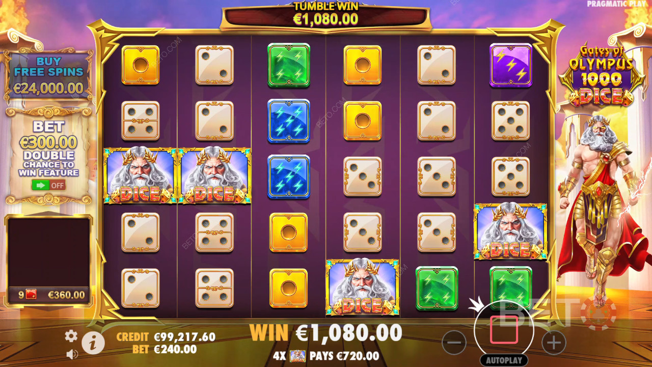 Gates of Olympus 1000 Dice Review by BETO Slots