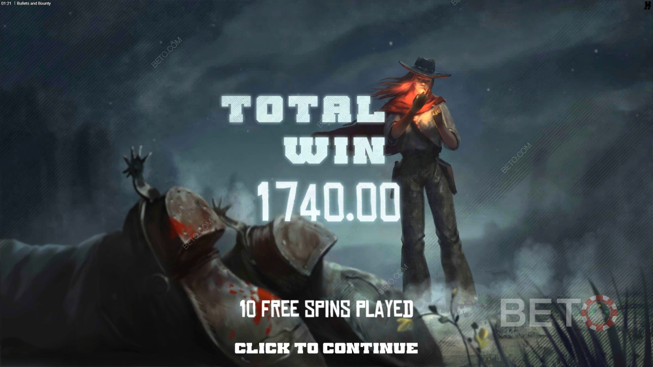 Win 20,000x Your bet in the Bullets and Bounty Slot!