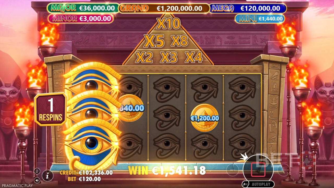 Win 10,000x Your bet in the Mummy’s Jewels Video Slot!