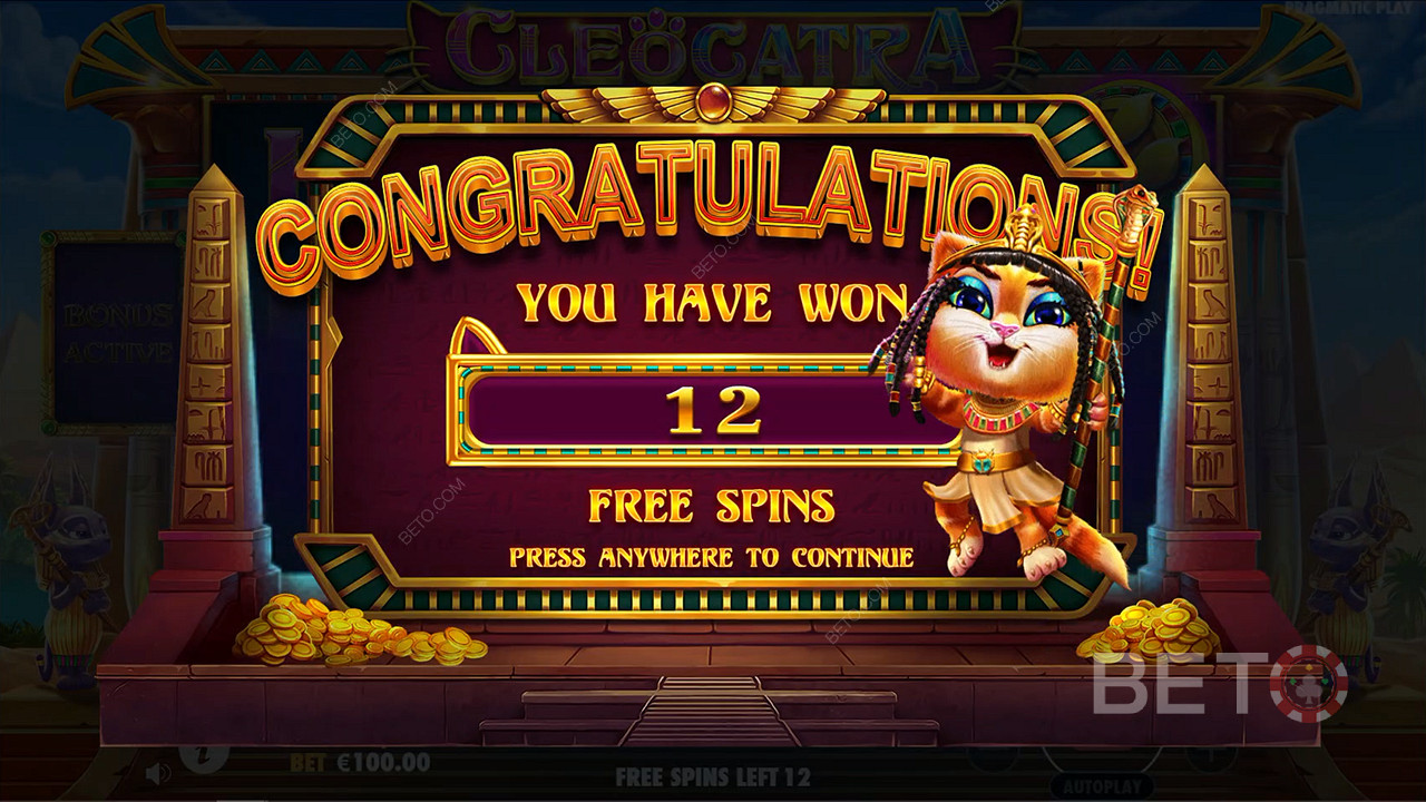 Enjoy 8 to 16 Free Spins with Sticky Wilds