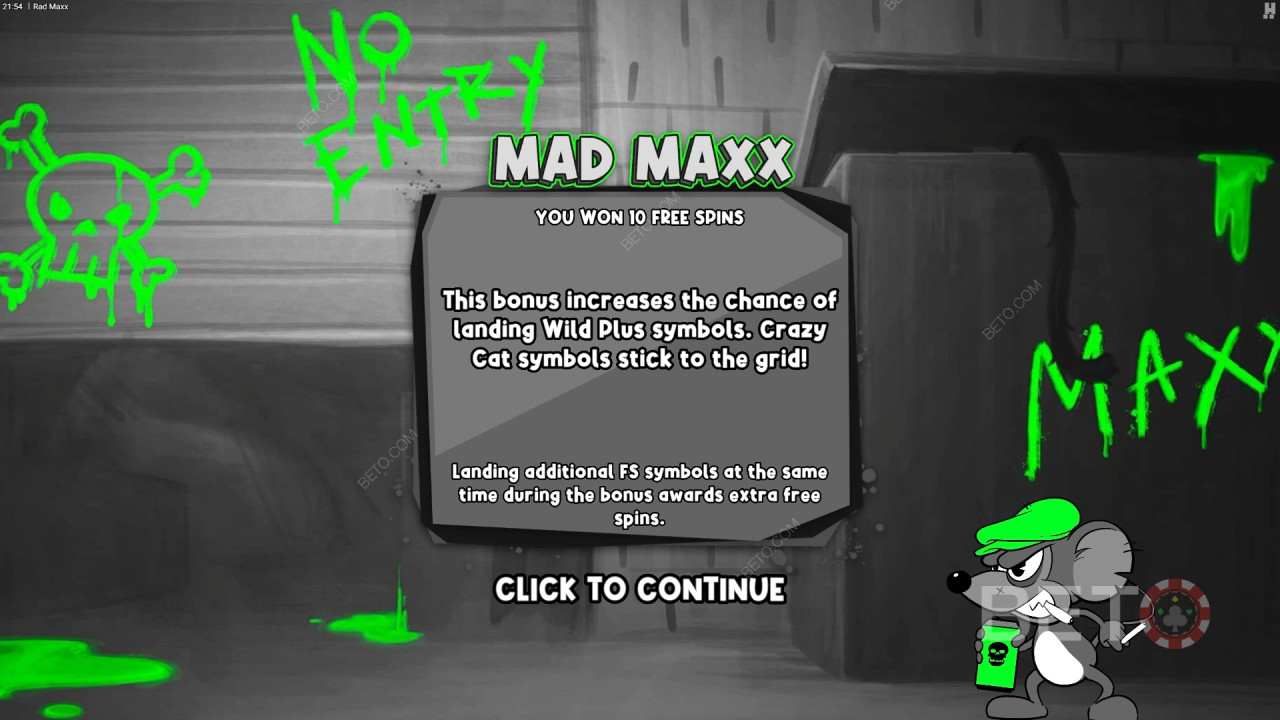 Bonus Features Explained in Rad Maxx by Hacksaw Gaming