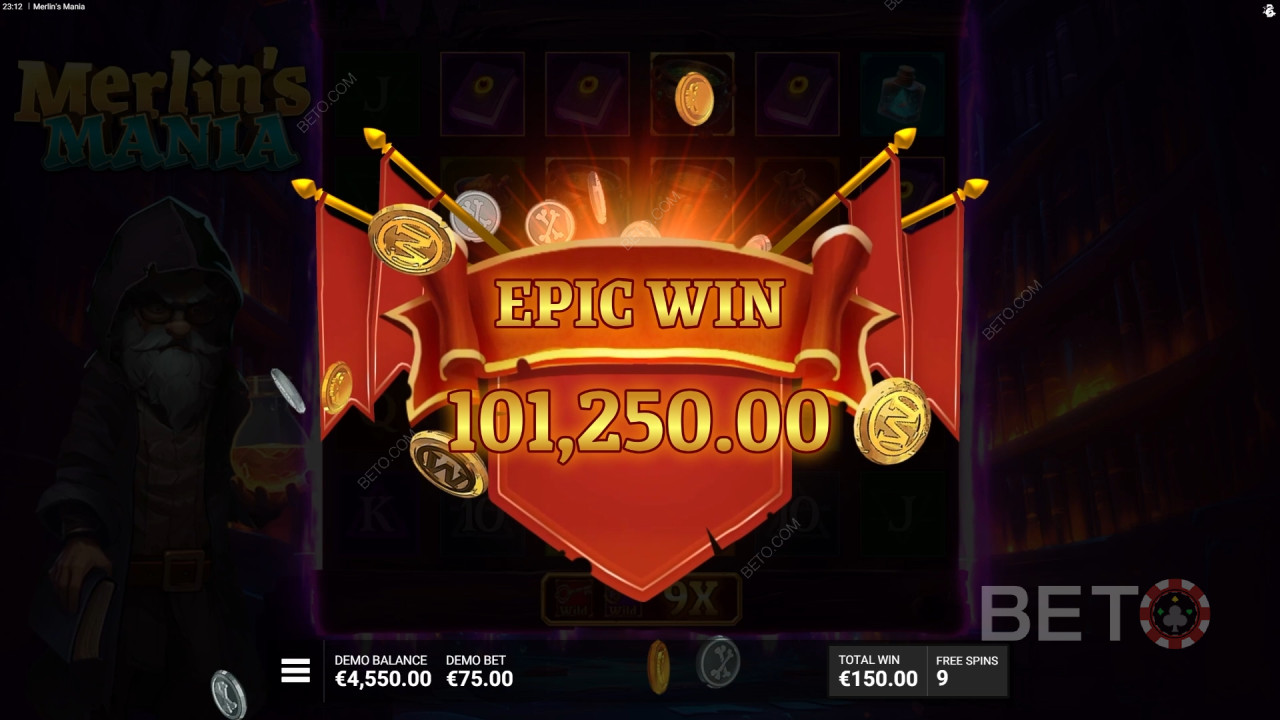 Merlin’s Mania Review by BETO Slots