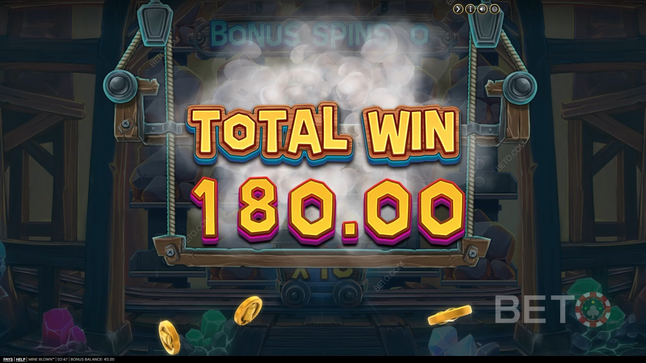 Win 2,484x Your bet in the Mine Blown Slot Online!