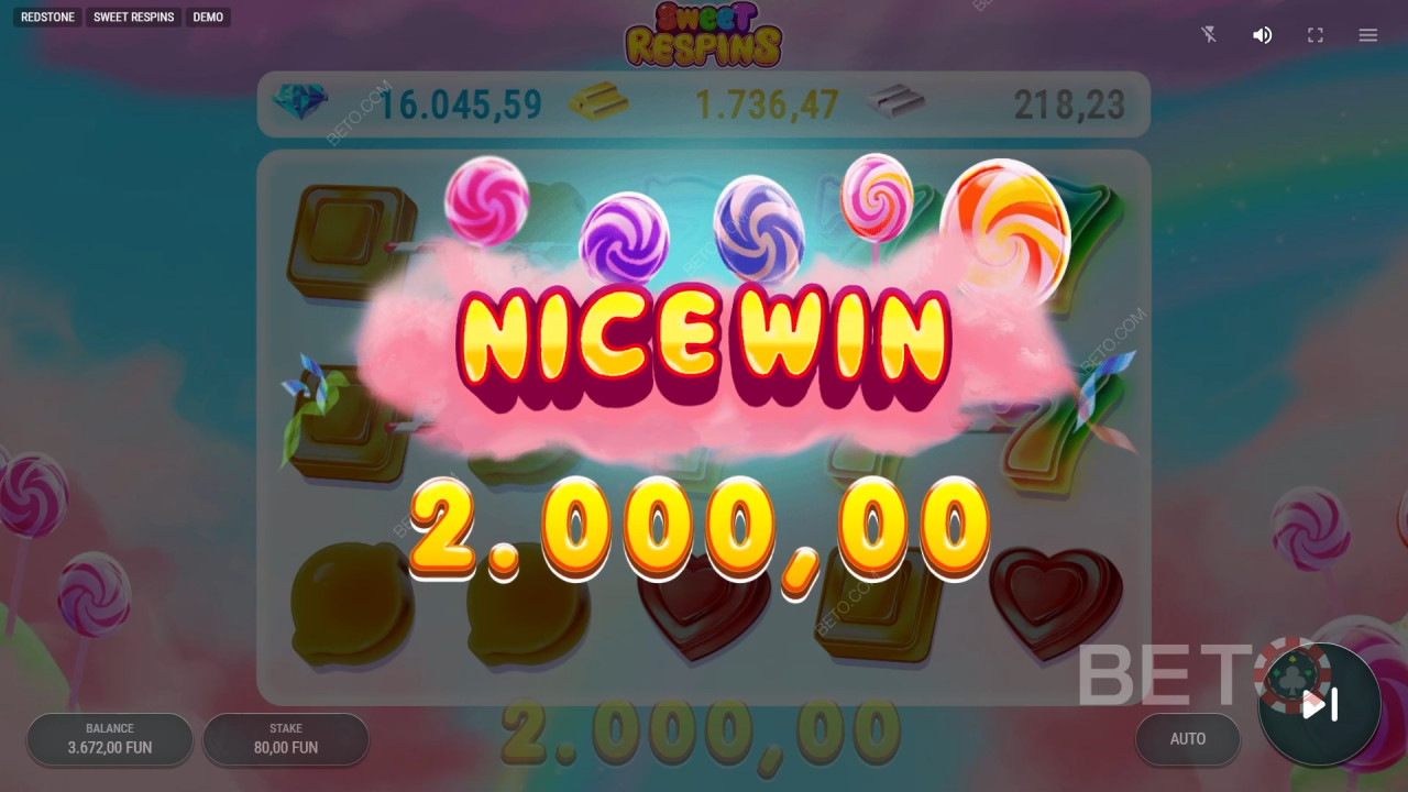 Sweet Respins Review by BETO Slots