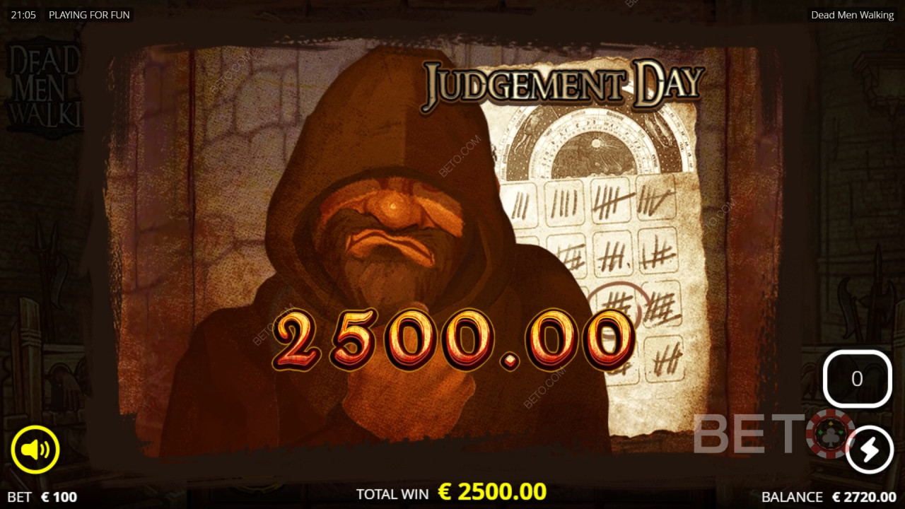 Win 25,313x Your bet in the Dead Men Walking Slot Online!