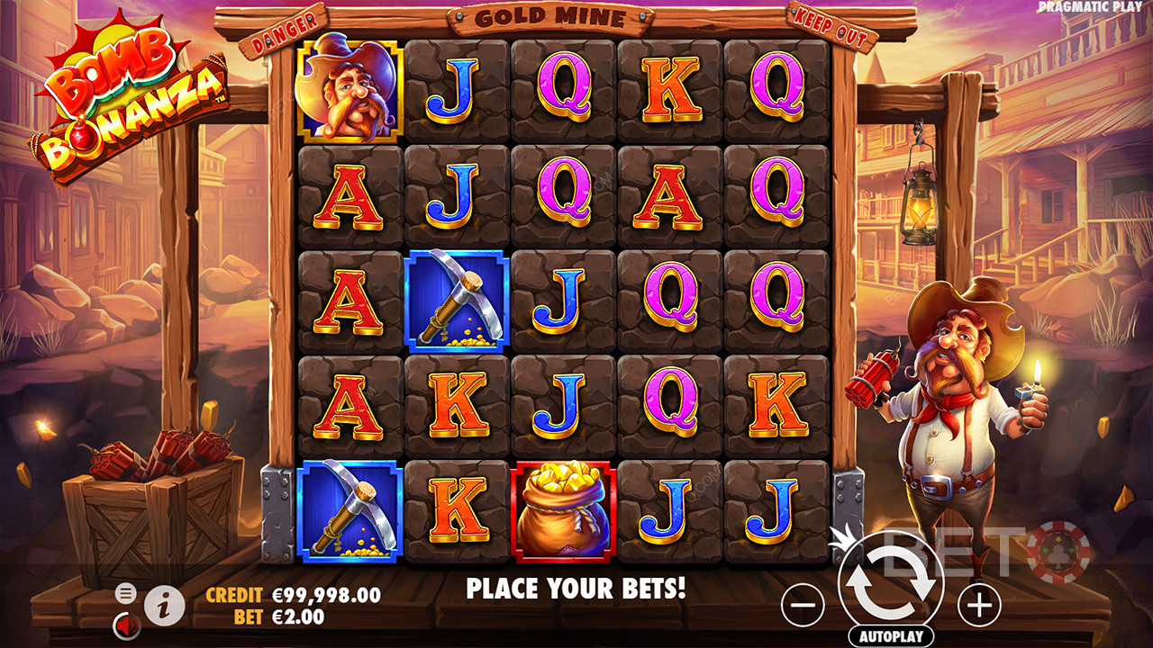Watch out for explosive wins in the Bomb Bonanza slot machine