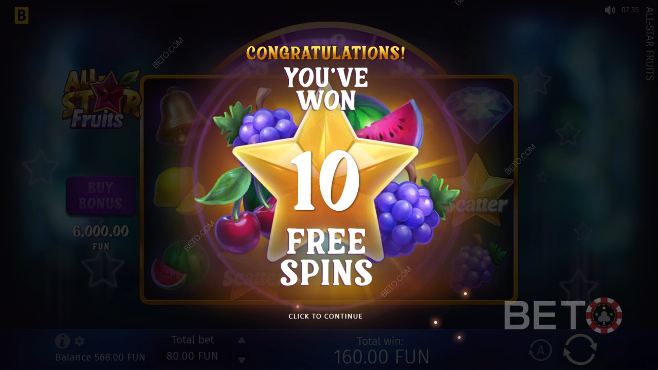 Bonus Features Explained in All-Star Fruits by BGAMING