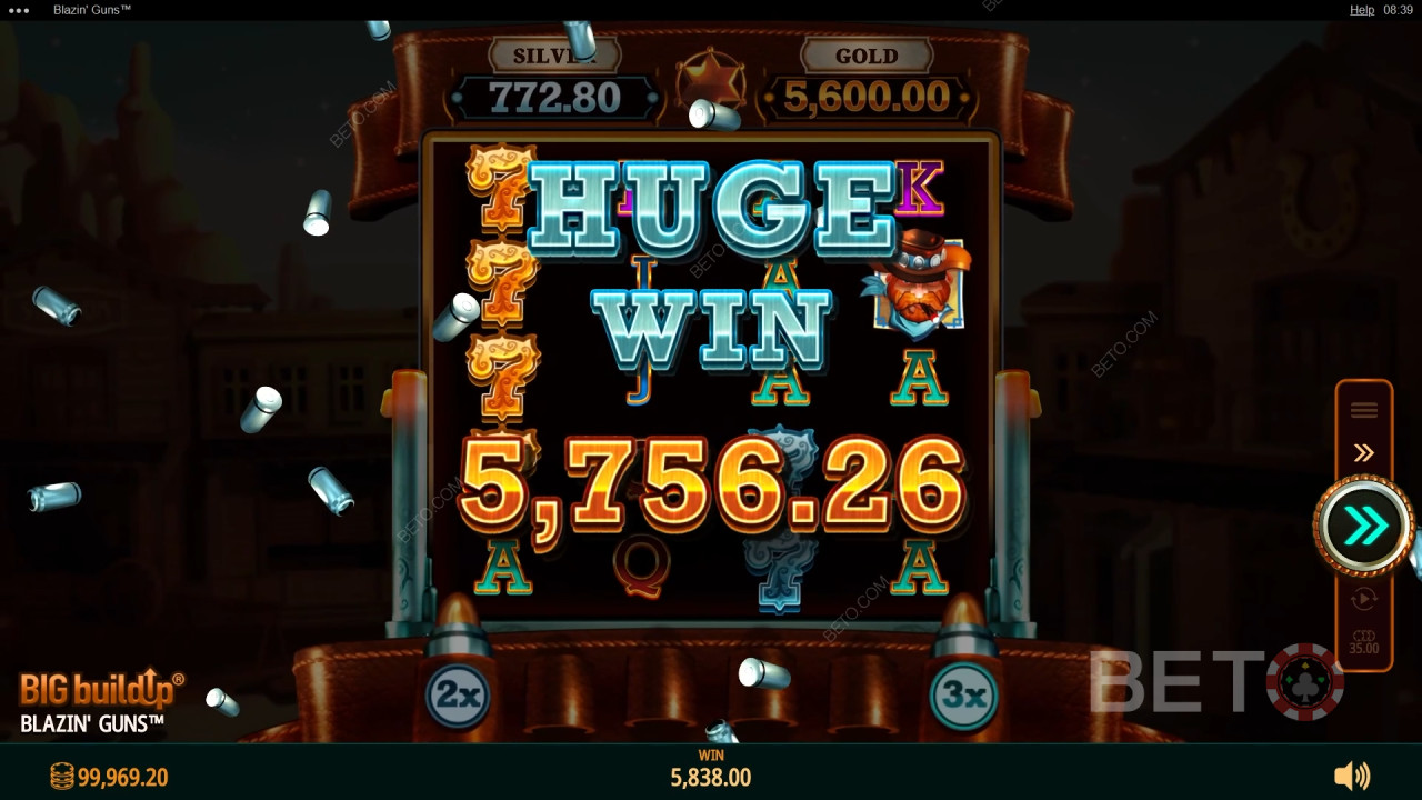 Blazin’ Guns Review by BETO Slots