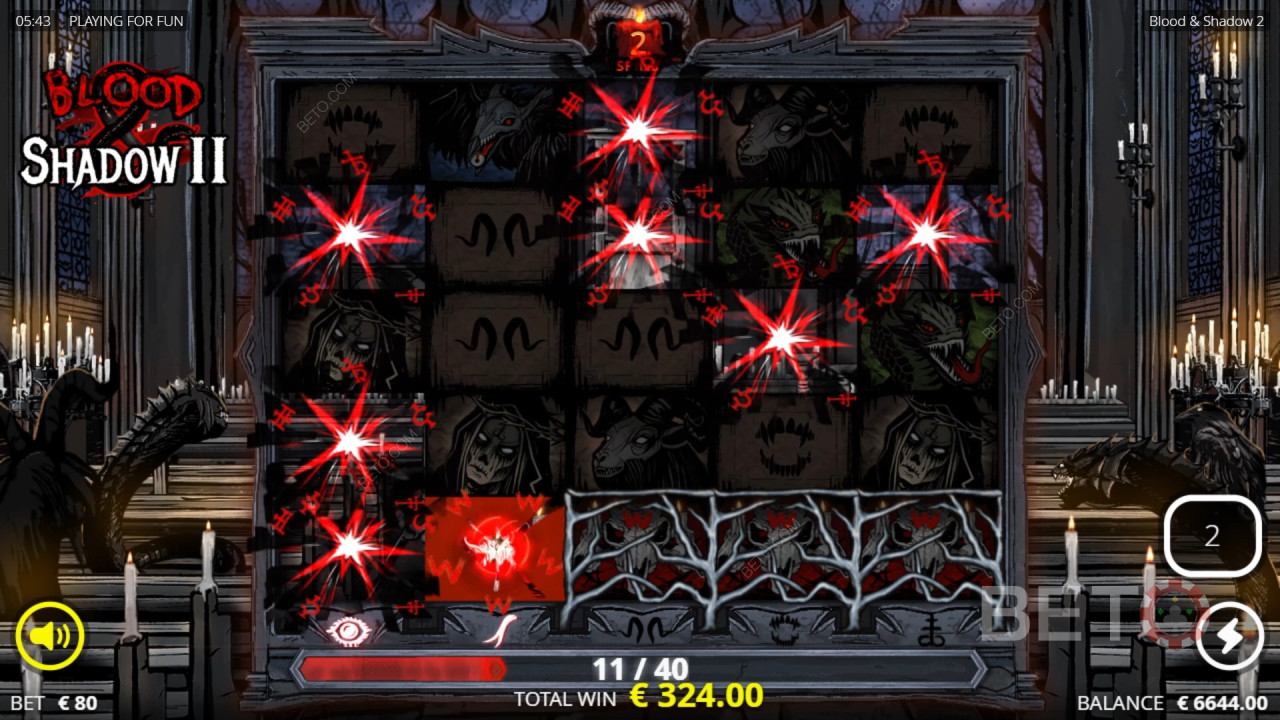 Bonus Features Explained in Blood & Shadow 2 by Nolimit City