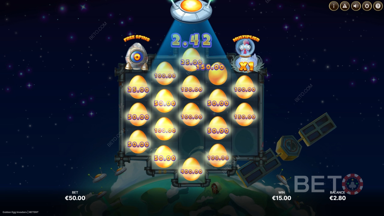Golden Egg Invaders Free Play