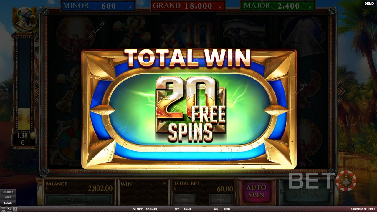 Win 2,000x Your bet in the Guardians of Luxor 3 Slot!