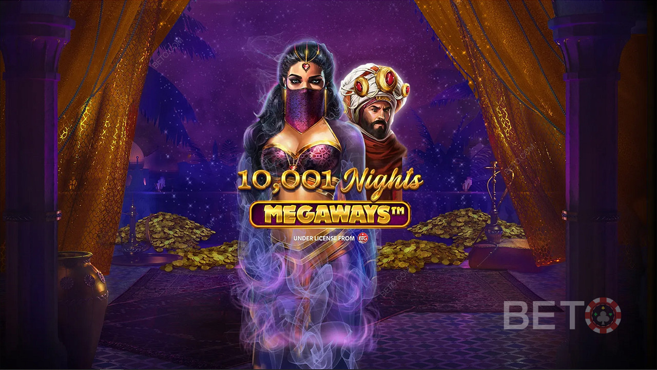 Megaways engine boosts the potential of the 10,001 Nights Megaways slot