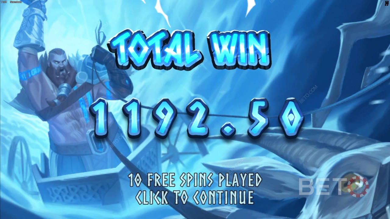 Win 15,000x Your bet in the Stormborn Video Slot!
