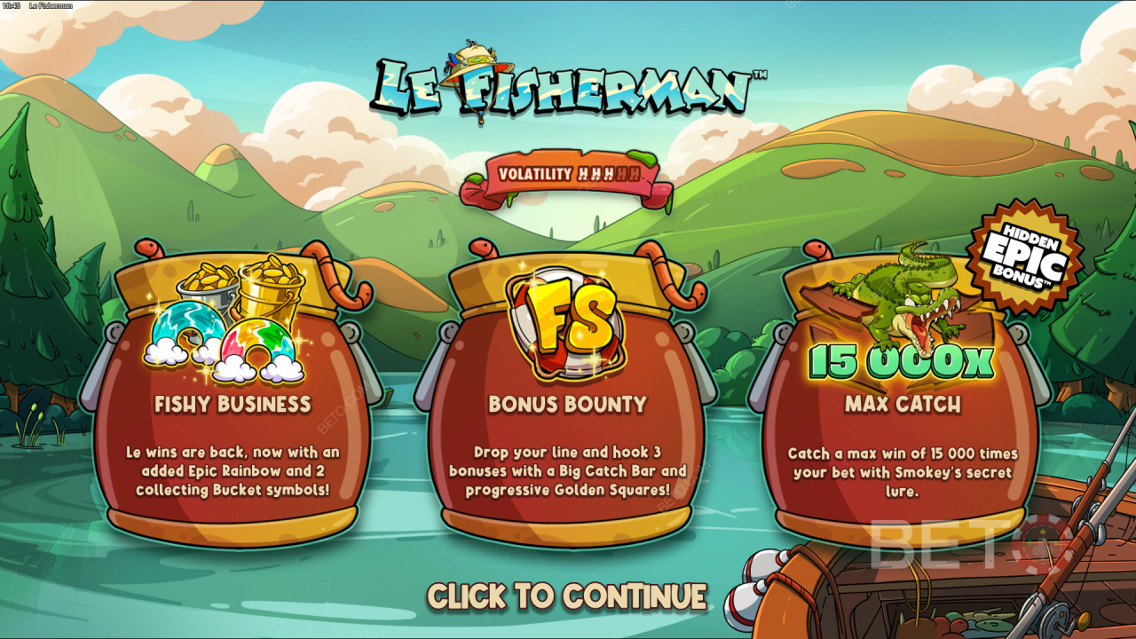 Win 15,000x Your bet in the Le Fisherman Online Slot!