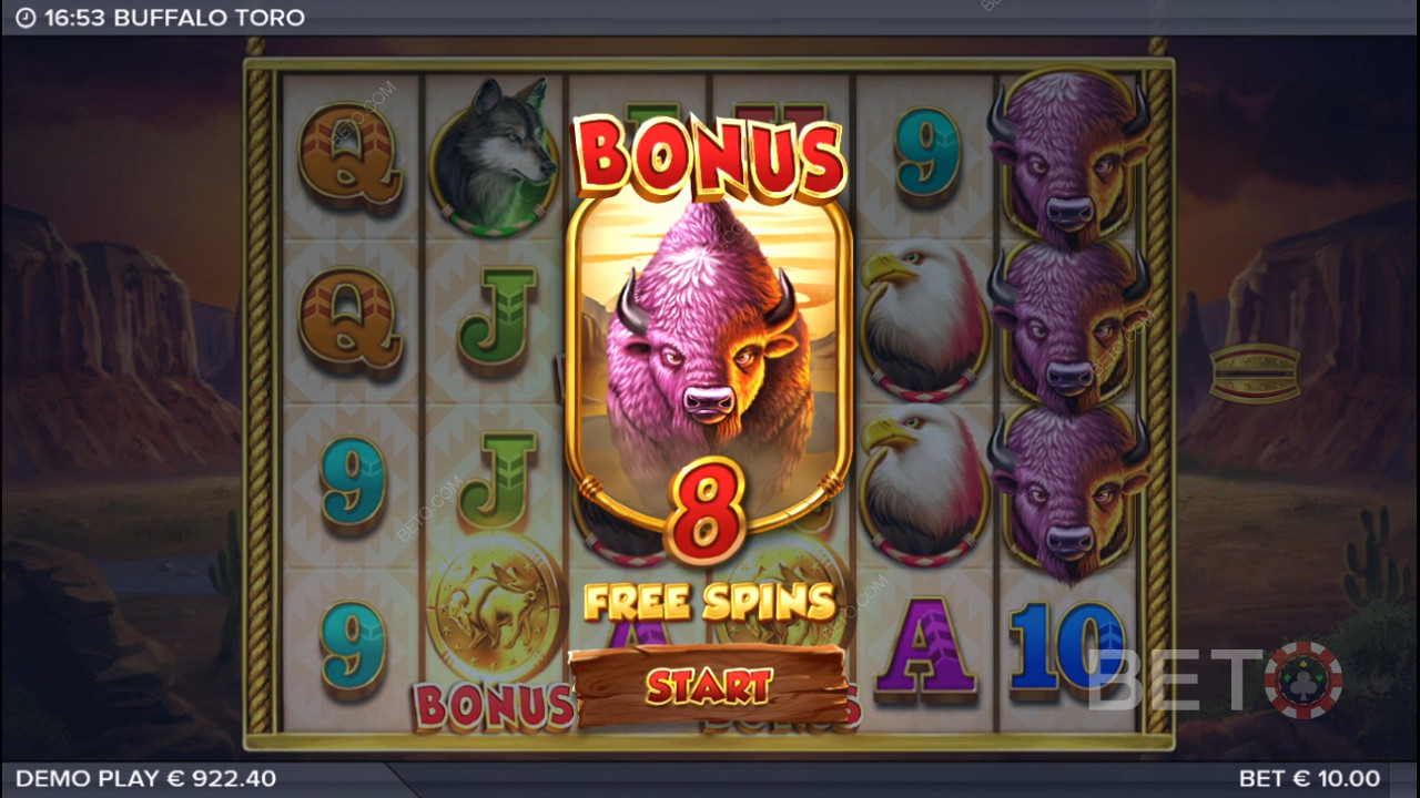 Enjoy 8 to 20 Free Spins that can also be retriggered
