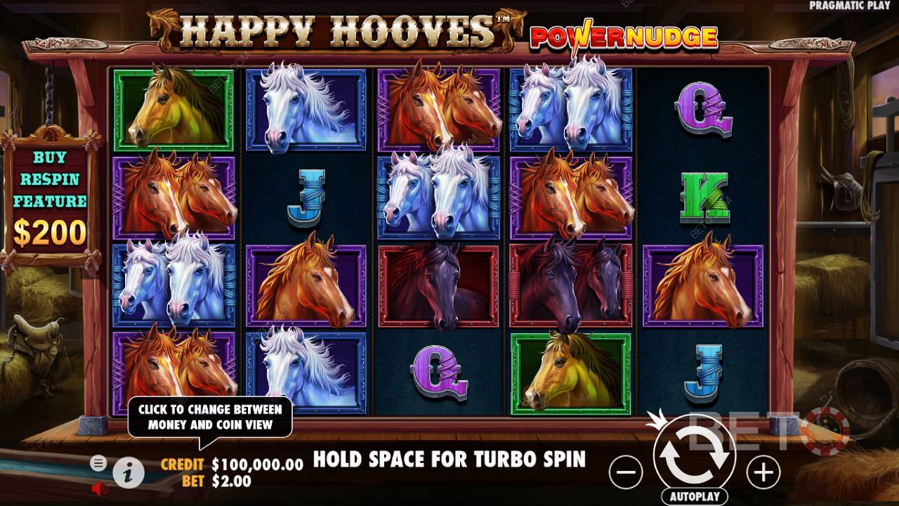 This online slot features an RTP rate of 96.49% and uses a highly volatile game model