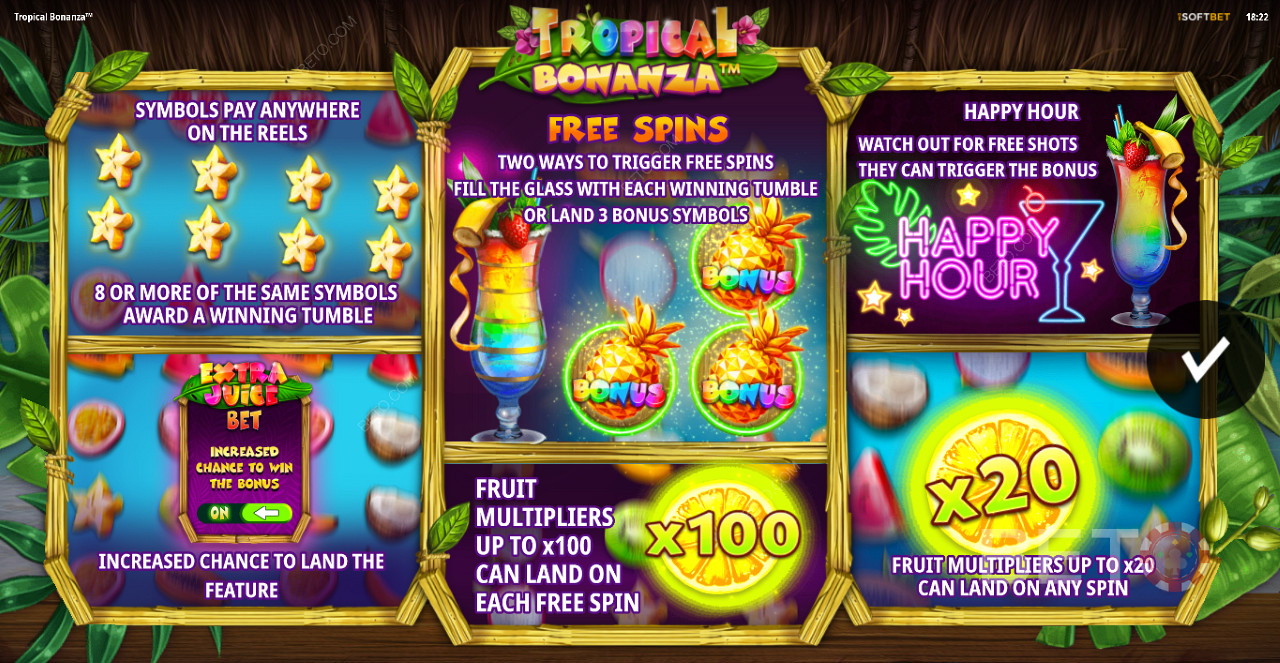 Enjoy Free Spins with Multipliers, modifiers, and Scatter Wins in Tropical Bonanza