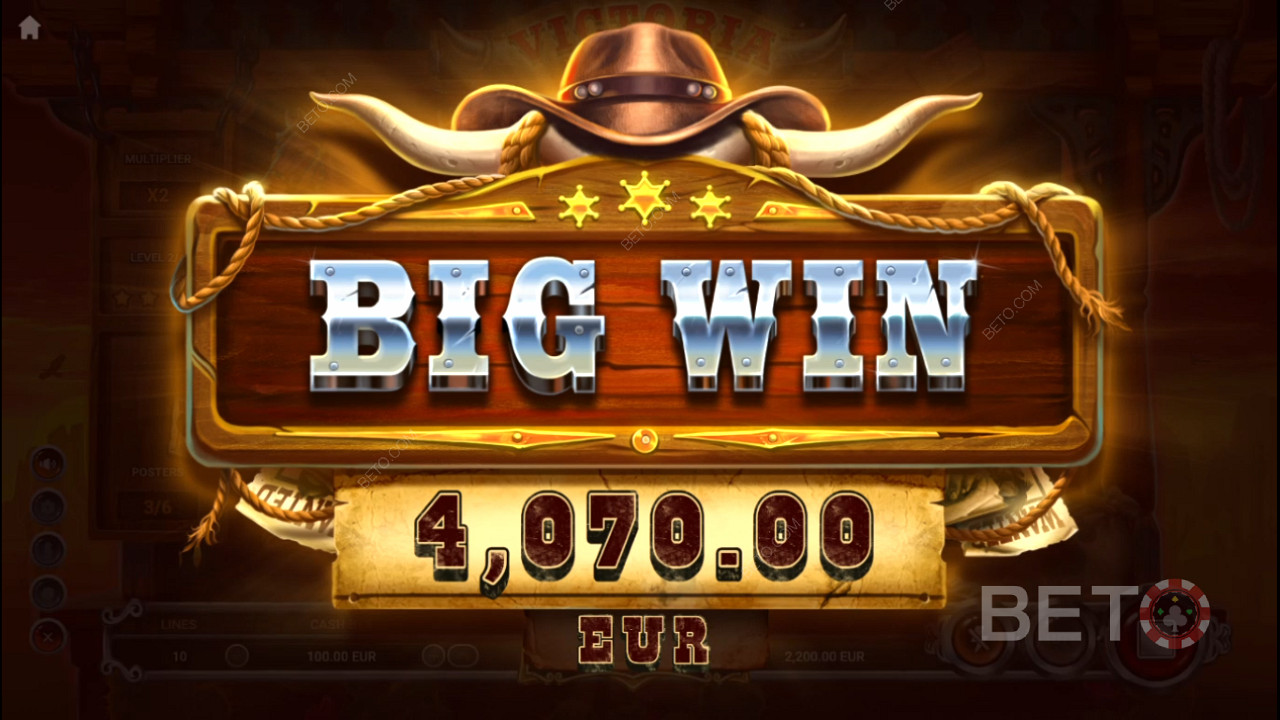 Play now and win up to 4,000x the bet cash prizes in this overloaded casino bonanza