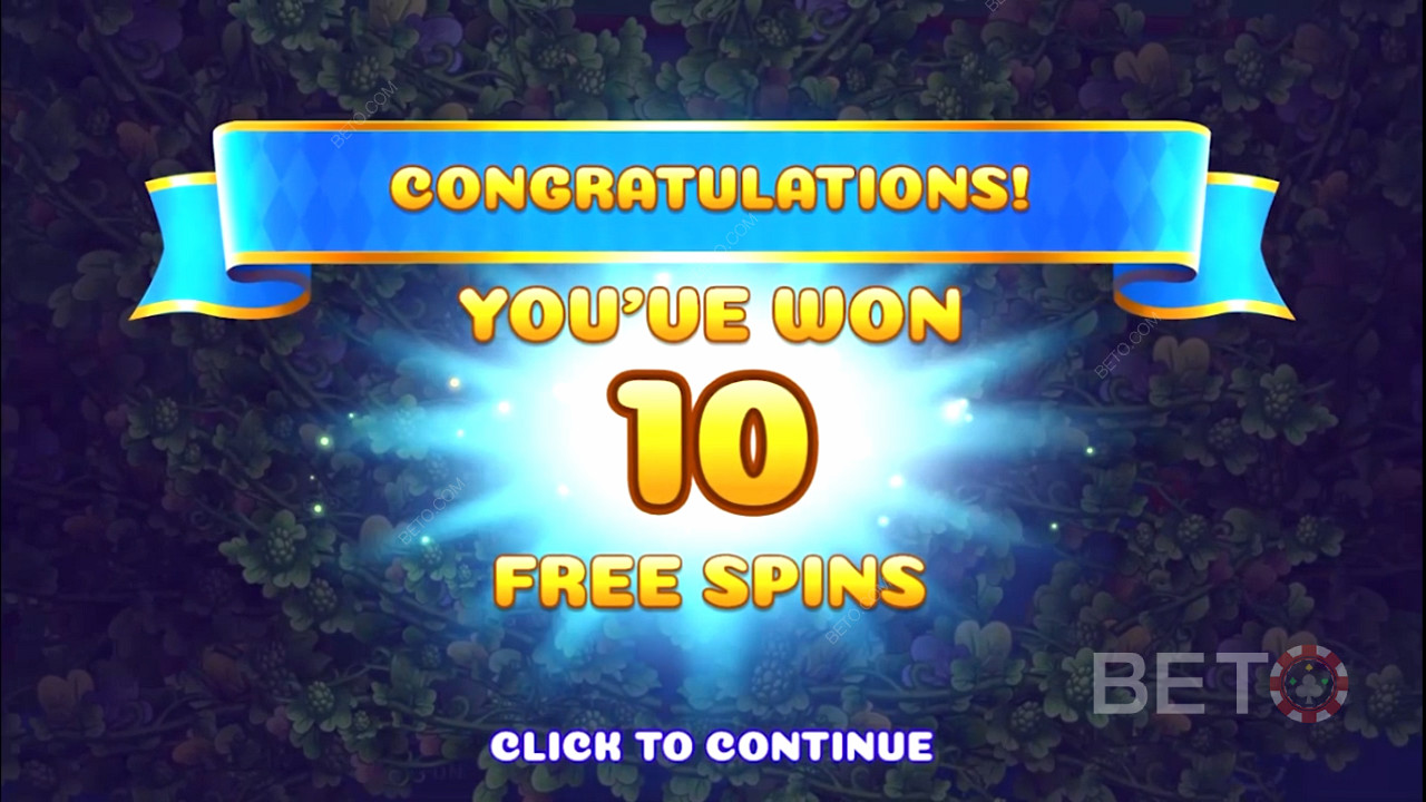 Land Scatter symbols to activate the Free Spins bonus round and earn up to 30 Free Spins