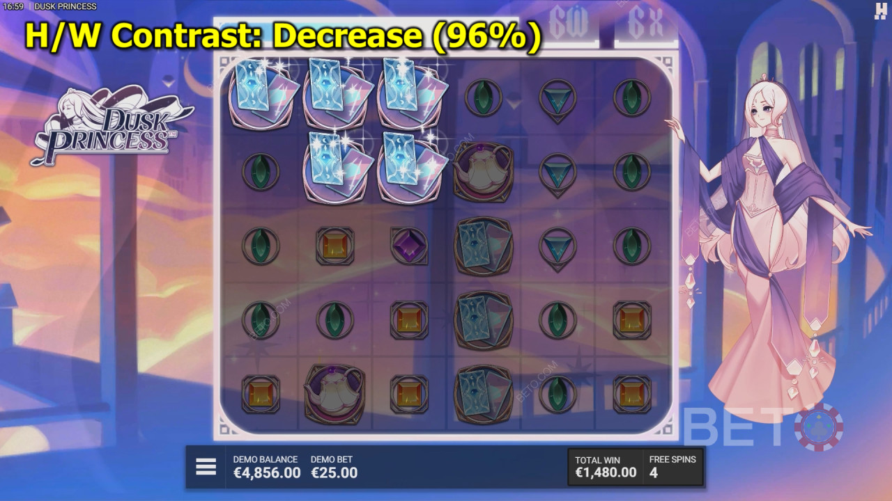 Bonus Features Explained in Dusk Princess by Hacksaw Gaming