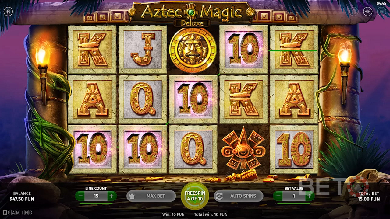 You will enjoy regular wins in the base game and the Free Spins