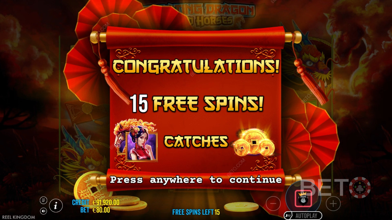 Floating Dragon Wild Horses Free Play